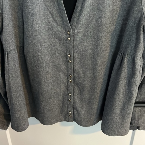 Sezane Gray “Sixtine” Blouse - medium - Picture 9 of 12